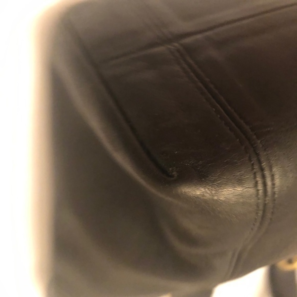 Coach vintage black leather tote waverly 4134 - Picture 9 of 16